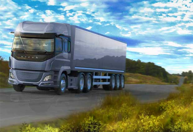 Úprava Hyzon & Fontaine pro modernizaci dieselových nákladních vozidel, Zdroj:hyzonmotors.com