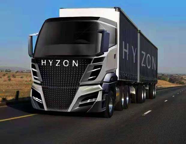 Úprava Hyzon & Fontaine pro modernizaci dieselových nákladních vozidel, Zdroj:hyzonmotors.com